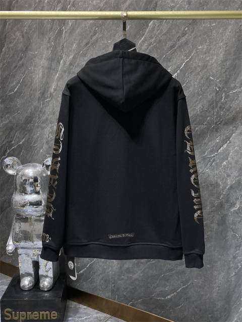 Chr0me Hearts Sleeve Logo Hoodie Black