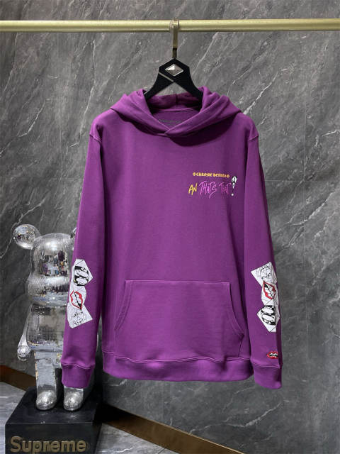 Chr0me Hearts CH AN THATS THAT Hoodie Purple