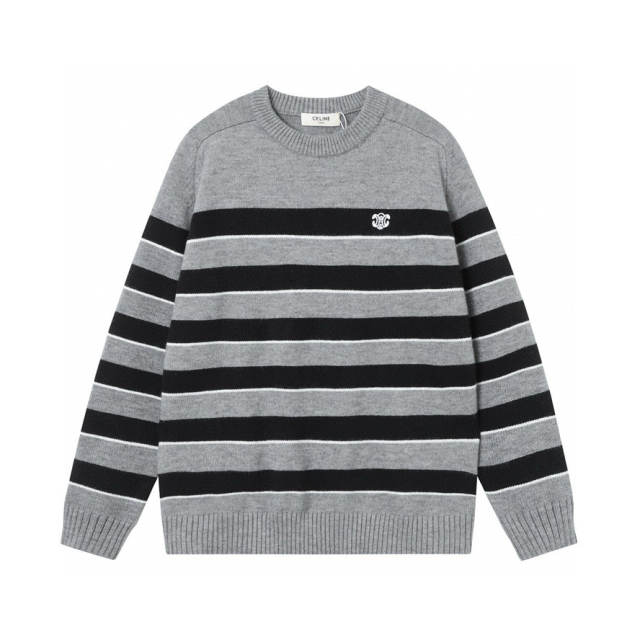 Celin* Sweater Stripe Gray