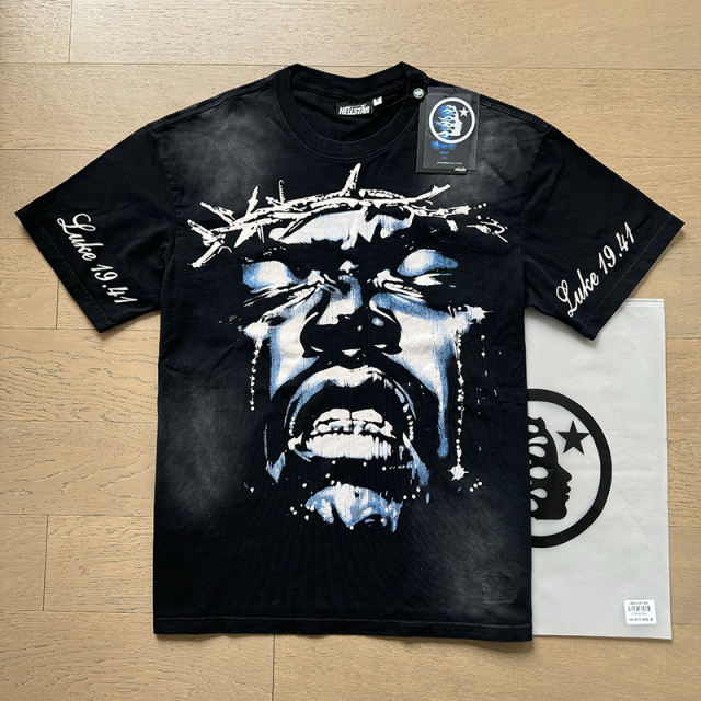 Hellstar Brainstorm Two Color Letter Logo Tee