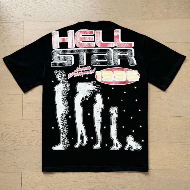 Hellstar Brainstorm Two Color Letter Logo Tee