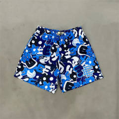 Eric Emanuel 1:1 quality version Hawaii Collection Allover Floral Monogrammed Mesh Beach Shorts 3 colors
