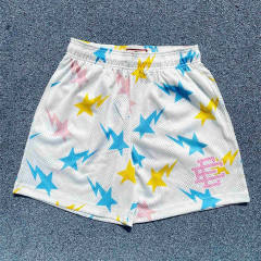 Eric Emanuel 1:1 quality version All-over Lightning Star Logo Print Shorts 6 colors