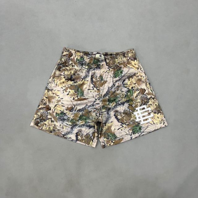 Eric Emanuel 1:1 quality version Full print leaf mesh breathable shortsv