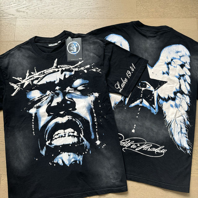 Hellstar Brainstorm Two Color Letter Logo Tee