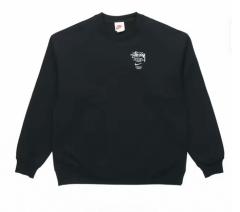 Stussy x Ni** 22SS Crewneck Sweatshirt Gray Black