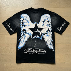 Hellstar Brainstorm Two Color Letter Logo Tee