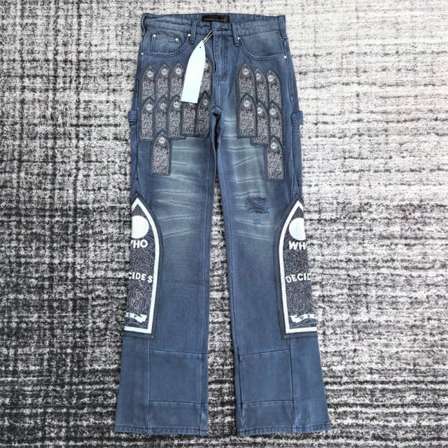 [Best Quality]1:1 Who Decides War Jeans