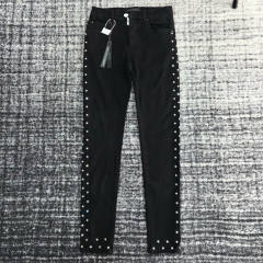 Amir* Black Star Jeans Pants Black