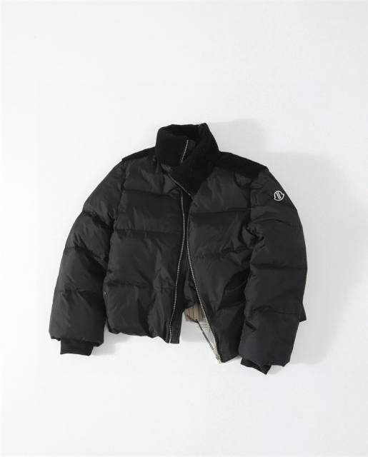 Moncler x R*ck Οwens Down Puffer Jacket Black