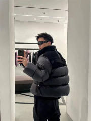 Moncler x R*ck Οwens Down Puffer Jacket Black