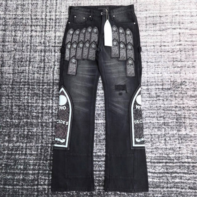 [Best Quality]1:1 Who Decides War Jeans