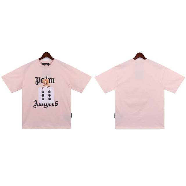 Palm Angels Dice T-Shirt Beige Black