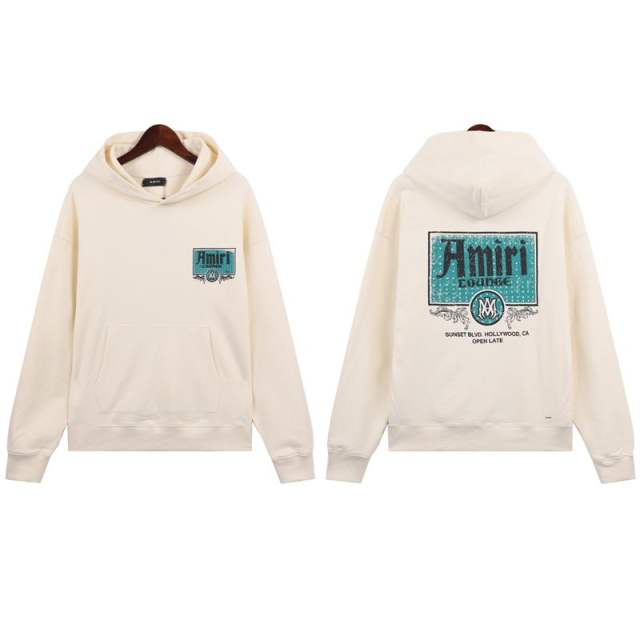 Blue Logo Hoodie (White/Black)