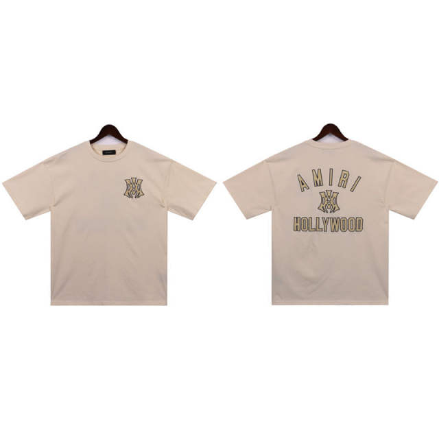 24SS HOLLYWOOD T-Shirt Black Blue Beige