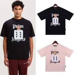 Palm Angels Dice T-Shirt Beige Black