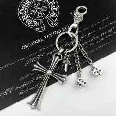 Chrοme Heαrts Keychain