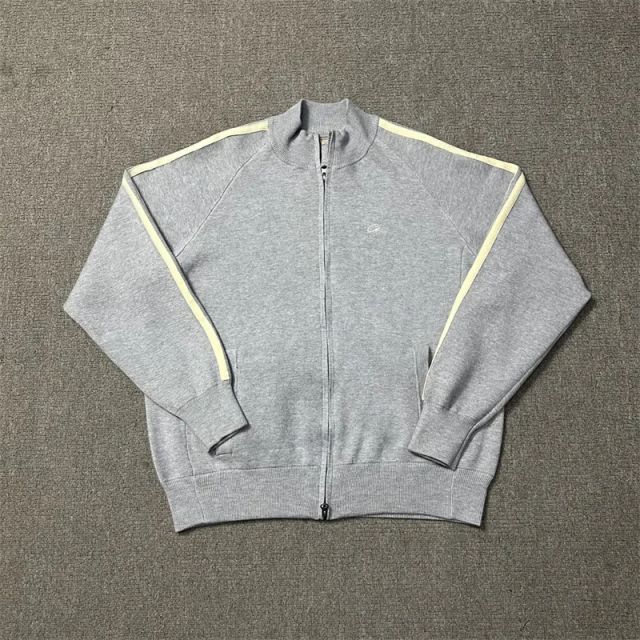 Corteiz Knit Jacket Gray