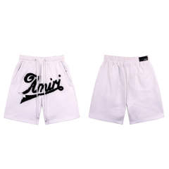 Amir* Embroidery Shorts Black White