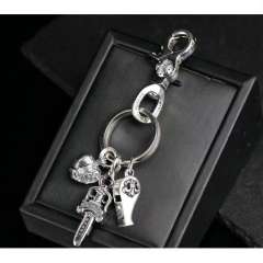 Chrοme Heαrts Keychain