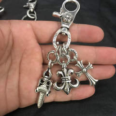 Chrοme Heαrts Keychain
