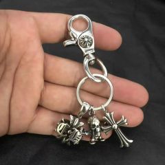 Chrοme Heαrts Keychain
