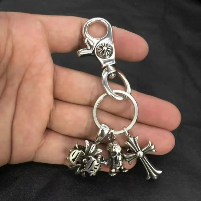 Chrοme Heαrts Keychain