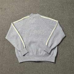 Corteiz Knit Jacket Gray