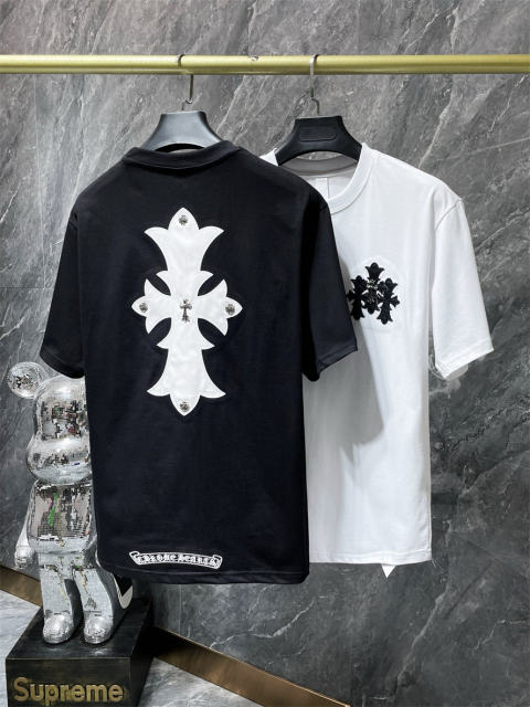 Chr0me Hearts Metal Cross Tee T-Shirt Black White