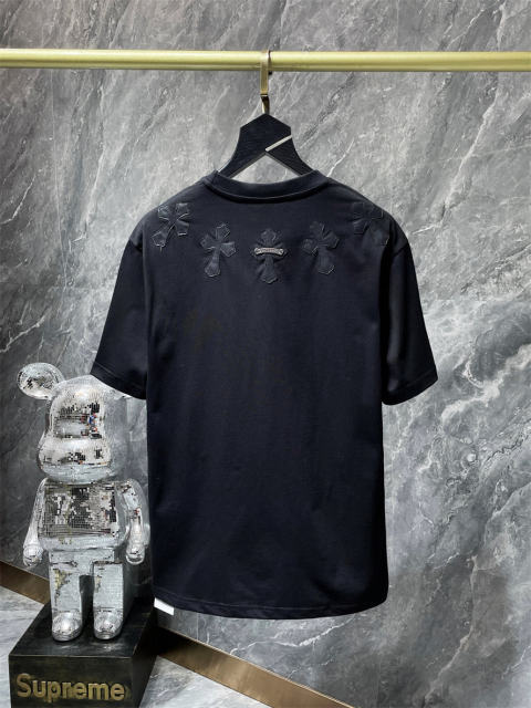Chr0me Hearts Metal Cross Tee T-Shirt Black White
