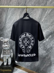 Chr0me Hearts Los Angels Horseshoe Tee T-Shirt Black White