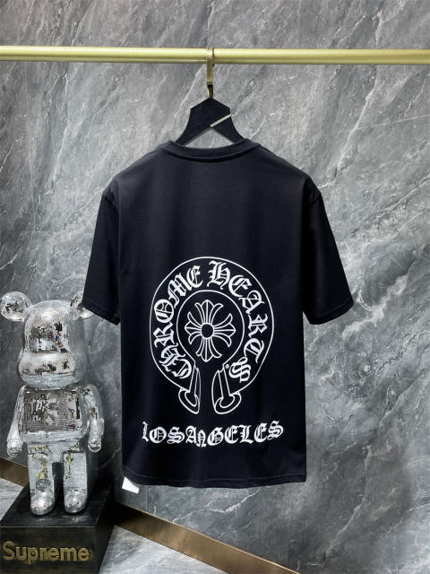 Chr0me Hearts Los Angels Horseshoe Tee T-Shirt Black White