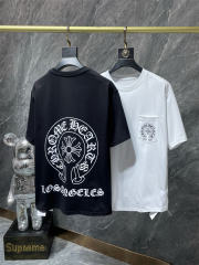 Chr0me Hearts Los Angels Horseshoe Tee T-Shirt Black White