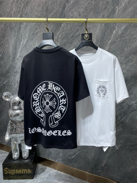 Chr0me Hearts Los Angels Horseshoe Tee T-Shirt Black White