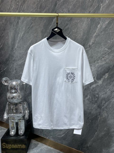 Chr0me Hearts Los Angels Horseshoe Tee T-Shirt Black White