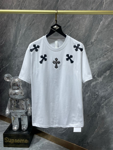 Chr0me Hearts Metal Cross Tee T-Shirt Black White