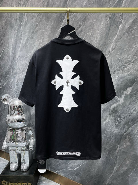 Chr0me Hearts Metal Cross Tee T-Shirt Black White