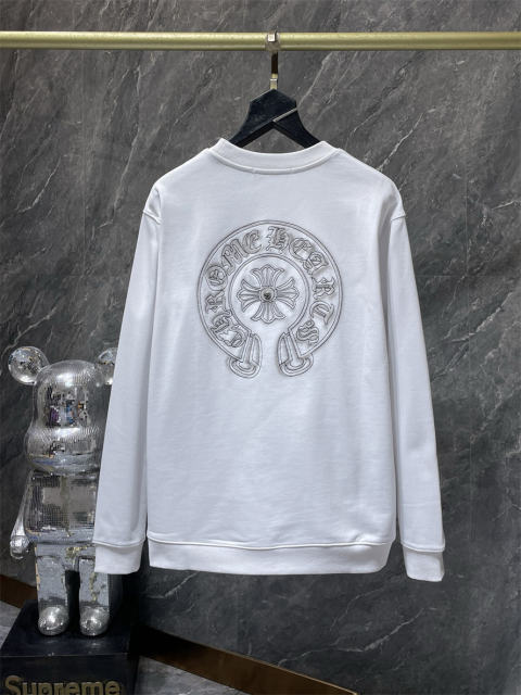 Chr0me Hearts Classic Logo Crewneck Sweatshirt Black White