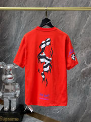 Chr0me Hearts Red Logo Tee T-Shirt Black