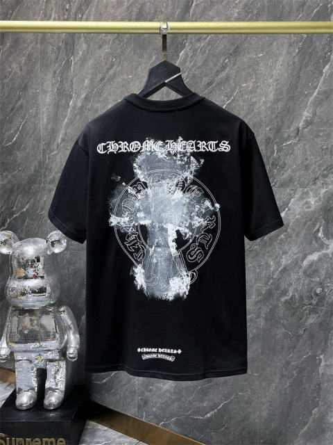 Chr0me Hearts Dirty Cross Tee T-Shirt Black White