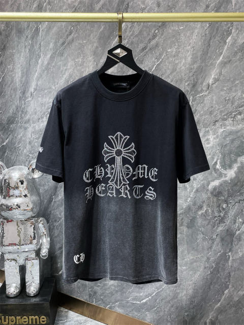 Chr0me Hearts Rheinstone Logo Tee T-Shirt Black