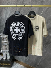 Chr0me Hearts Los Angels Horseshoe Tee T-Shirt Black White