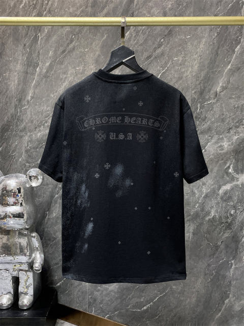 Chr0me Hearts Tee T-Shirt Black Gray