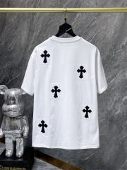 Chr0me Hearts Metal Cross Tee T-Shirt Black White