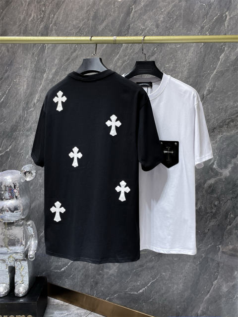 Chr0me Hearts Metal Cross Tee T-Shirt Black White