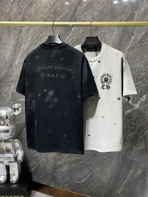 Chr0me Hearts Tee T-Shirt Black Gray