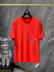 Chr0me Hearts Red Logo Tee T-Shirt Black