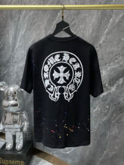 Chr0me Hearts Los Angels Horseshoe Tee T-Shirt Black White