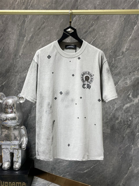 Chr0me Hearts Tee T-Shirt Black Gray