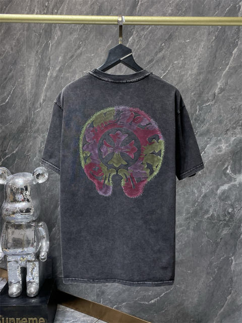 Chr0me Hearts Tie Dye Logo Tee T-Shirt Black